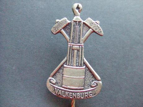 Valkenburg symbool Limburgse mijnen pikhouweel speld